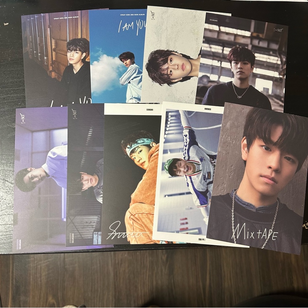 Stray Kids I AM WHO I am not I am you postcard POB official kpop photocard